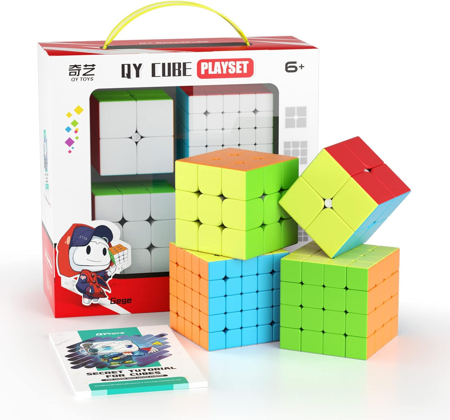 QIYI Paquete stickerless 2X2 al 5X5